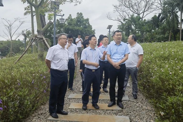 財政部海南監(jiān)管局黨組書記、局長張建民到海南定安項(xiàng)目調(diào)研指導(dǎo)工作