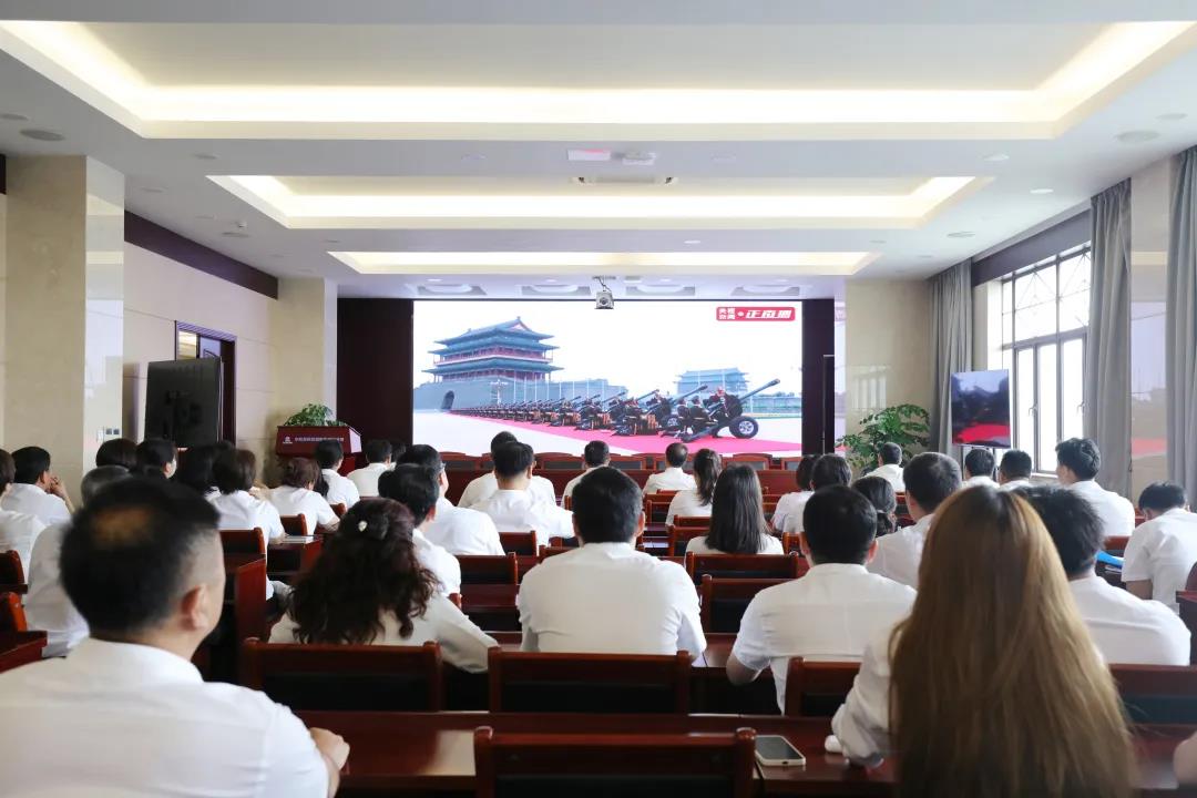 中鐵市政環境公司各單位組織觀看慶祝中國共產黨成立100周年大會