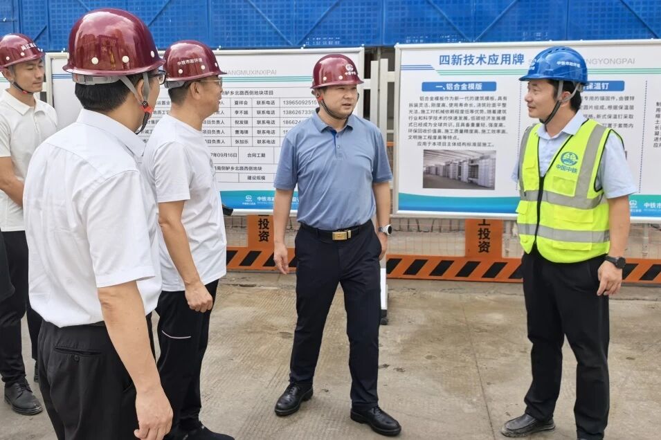 蘇州市吳江經濟技術開發區黨工委副書記、管委會副主任李文斌到蘇州清樹灣項目調研